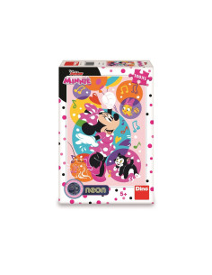 394186,Puzzle neon Minnie, 100 piese - DINO TOYS 2