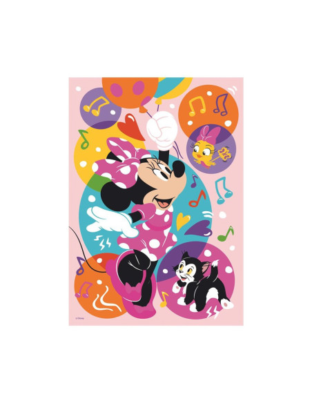 394186,Puzzle neon Minnie, 100 piese - DINO TOYS