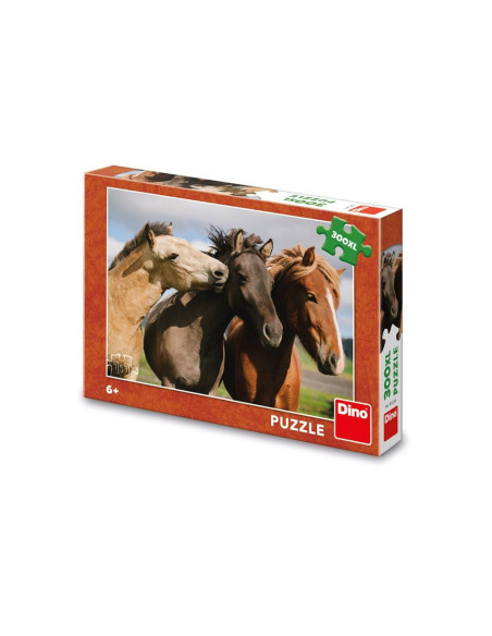 472266,Puzzle Cai, 300 piese - DINO TOYS