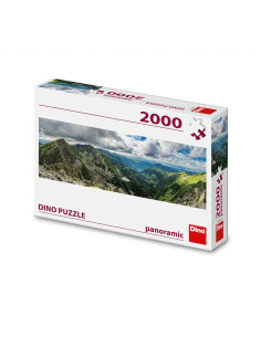 562073,Puzzle panoramic, Munti, 2000 piese - DINO TOYS