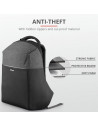 Rucsac Trust Nox Anti-theft Backpack 16" Black,TR-23083