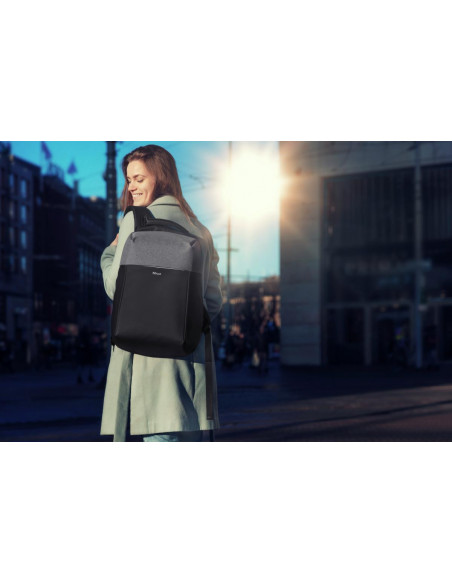 Rucsac Trust Nox Anti-theft Backpack 16" Black,TR-23083