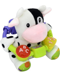 RG18112,Jucarie interactiva bebe cu activitati si lumini 20 cm - Vacuta 2