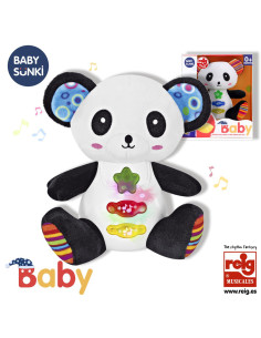 RG18093,Jucarie interactiva bebe cu sunete si lumini 15 cm - Panda