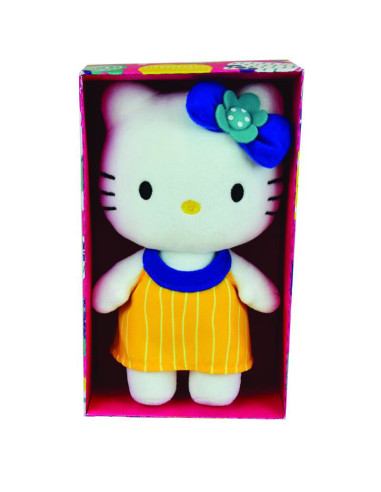 JE024053G,Jucarie Plus Jemini 20cm Hello Kitty - Rochita Galbena