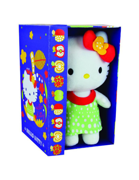 JE024053V,Jucarie Plus Jemini 20cm Hello Kitty - Rochita Verde