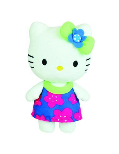 JE024053,Jucarie Plus Jemini 20cm Hello Kitty Floricele Roz