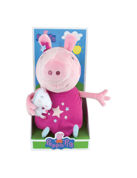 JE023801,Jucarie Plus Jemini 30cm Peppa Pig Cu Mascota Unicorn