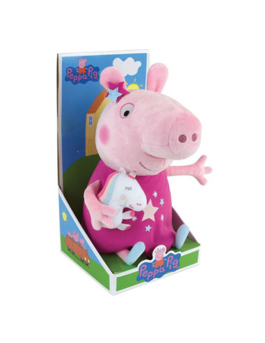 JE023801,Jucarie Plus Jemini 30cm Peppa Pig Cu Mascota Unicorn
