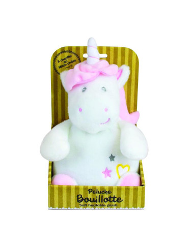 JE023963,Jucarie Plus Jemini Care Se Poate Incalzi 23cm Unicorn