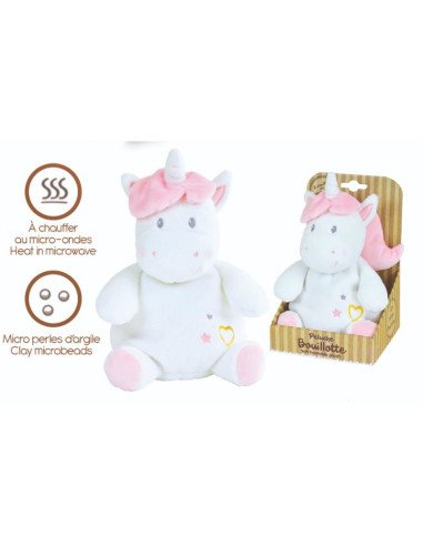 JE023963,Jucarie Plus Jemini Care Se Poate Incalzi 23cm Unicorn