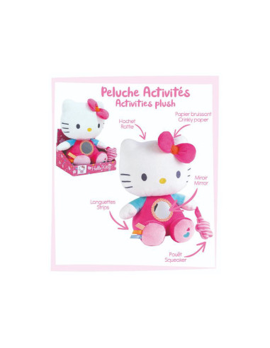 JE022827,Jucarie Plus Jemini Cu Activitati 23cm Hello Kitty