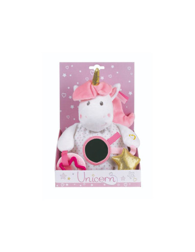 JE023725,Jucarie Plus Jemini Cu Activitati 24cm Unicorn