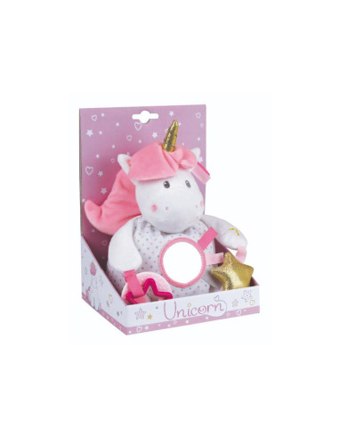 JE023725,Jucarie Plus Jemini Cu Activitati 24cm Unicorn