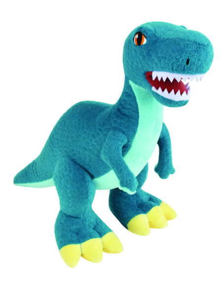 JE024176,Jucarie Plus Muzicala Jemini Cu Lumini 25cm Velociraptor