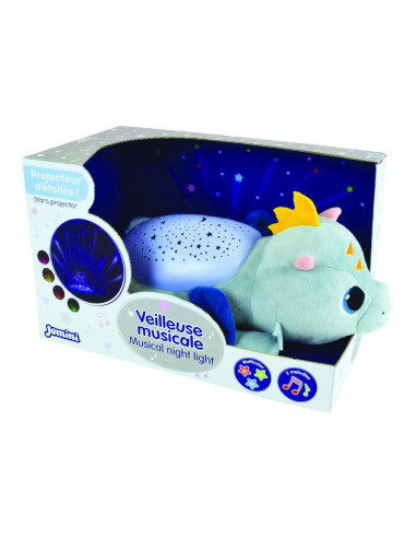 JE023965,Lampa Muzicala De Plus Jemini 39cm Leon Dragonul