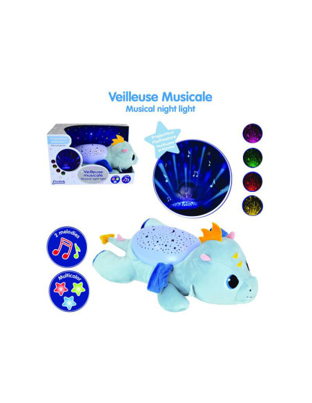 JE023965,Lampa Muzicala De Plus Jemini 39cm Leon Dragonul