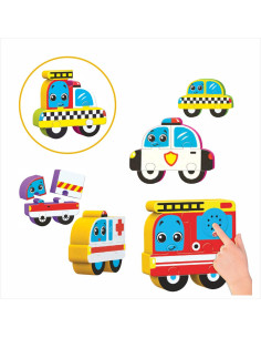 RGRZ6615,Puzzle blocks cu sunete - Vehicule 2
