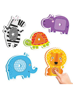 RGRZ6608,Puzzle cu sunete - Animale Zoo 2