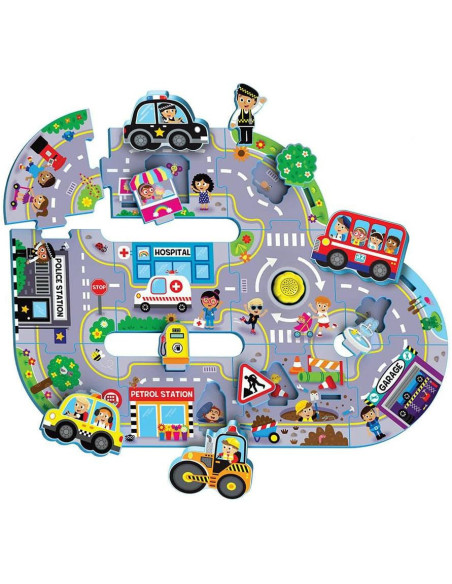 RGRZ6603,Puzzle cu sunete - Orasul Aglomerat