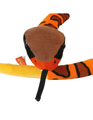 WR20729,Sarpe EASTERN COTTON MOUTH - Jucarie Plus Wild Republic 137 cm