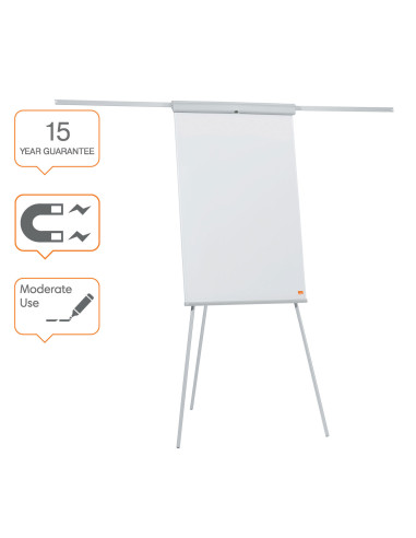 NB1915693,Flipchart magnetic cu brate/trepied 68 x 100 cm essentials nobo