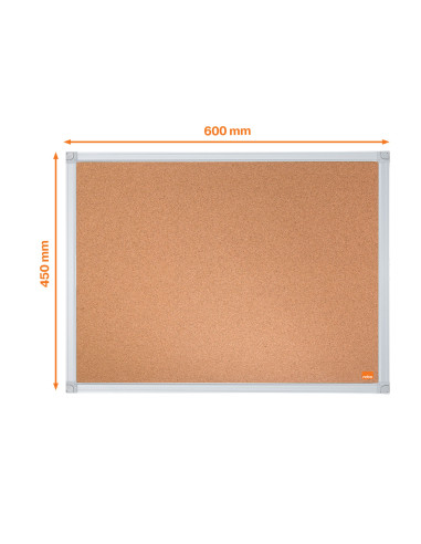 NB1915688,Panou pluta 60 x 45 cm rama aluminiu essentials nobo