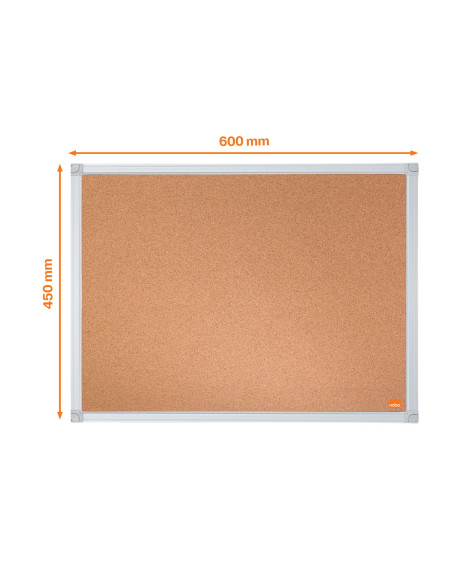 NB1915688,Panou pluta 60 x 45 cm rama aluminiu essentials nobo