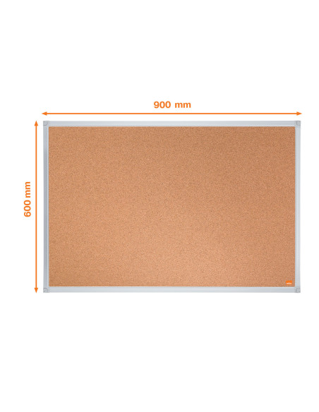 NB1915689,Panou pluta 90 x 60 cm rama aluminiu essentials nobo