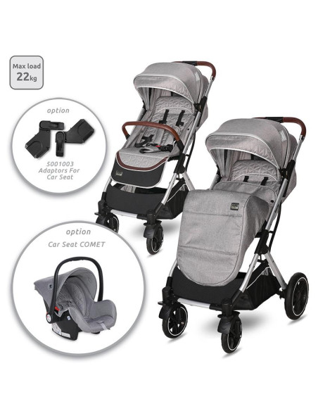 10021692302,Carucior pentru nou-nascut Storm, pana la 22 kg, cadru aluminiu, Opaline Grey 10021692302,Carucior pentru nou-nascut Storm, pana la 22 kg, cadru aluminiu, Opaline Grey