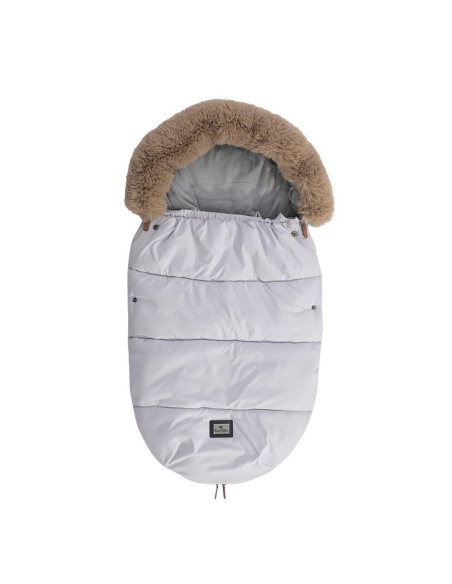 10420030002,Sac termic de iarna pentru carucior, captuseala polar, impermeabil, Luxe Black, Grey 10420030002,Sac termic de iarna pentru carucior, captuseala polar, impermeabil, Luxe Black, Grey