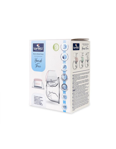 10220700003,Pompa de san electrica, portabila, Hands Free, cu modul masaj, Grey 10220700003,Pompa de san electrica, portabila, Hands Free, cu modul masaj, Grey