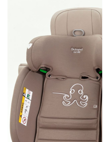 CRL-16002-BEIGE,Scaun auto rotativ 360° SPS Carrello OCTOPUS i-SIZE 40-150 cm ISOFIX Sandstone Beige