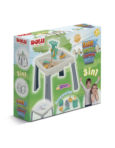 D2677,Masuta de activitati 3 in 1 pentru copii