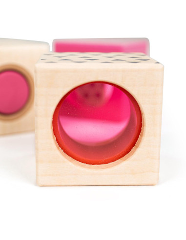 34045,Set 8 cuburi senzoriale din lemn