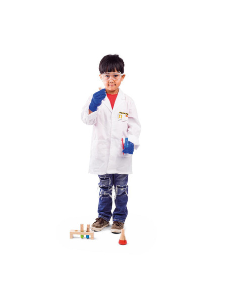 34064,Set costum si accesorii de laborator pentru copii