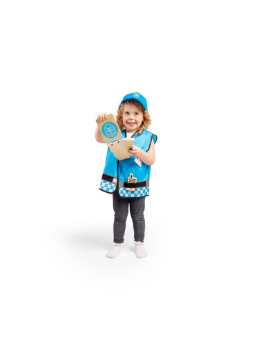35002,Set costum si accesorii politist pentru copii