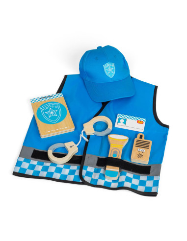 35002,Set costum si accesorii politist pentru copii