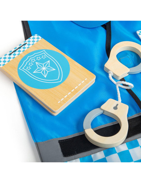 35002,Set costum si accesorii politist pentru copii