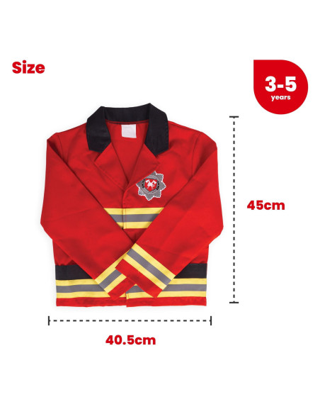 34068,Set costum si accesorii pompier pentru copii