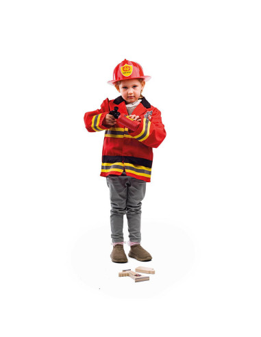 34068,Set costum si accesorii pompier pentru copii