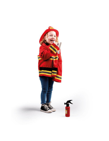 34068,Set costum si accesorii pompier pentru copii