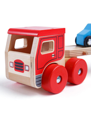 BJ797,Camion cu platforma pentru masinute