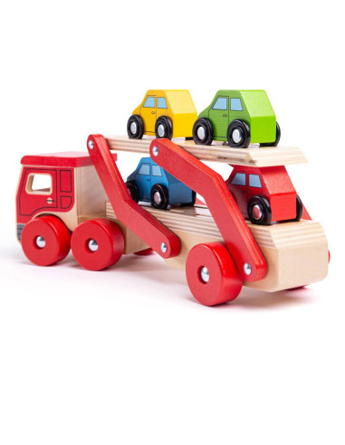 BJ797,Camion cu platforma pentru masinute
