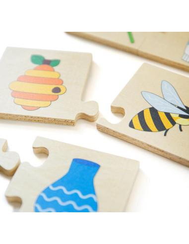 34029,Puzzle din lemn - Perechea potrivita