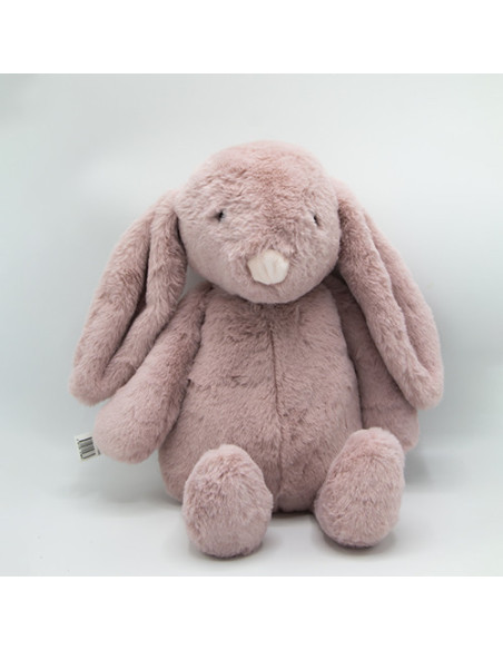 UP-bj_663_2,Jucarie din plus pentru copii BabyJem Sleeping Mate Midi Bunny (Culoare: Roz)