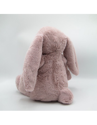 UP-bj_663_2,Jucarie din plus pentru copii BabyJem Sleeping Mate Midi Bunny (Culoare: Roz)