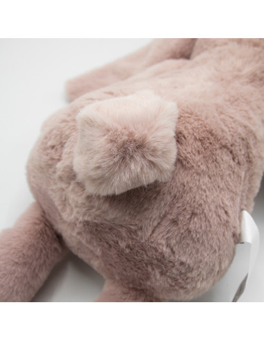 UP-bj_663_2,Jucarie din plus pentru copii BabyJem Sleeping Mate Midi Bunny (Culoare: Roz)