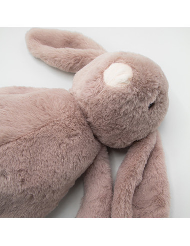 UP-bj_663_2,Jucarie din plus pentru copii BabyJem Sleeping Mate Midi Bunny (Culoare: Roz)