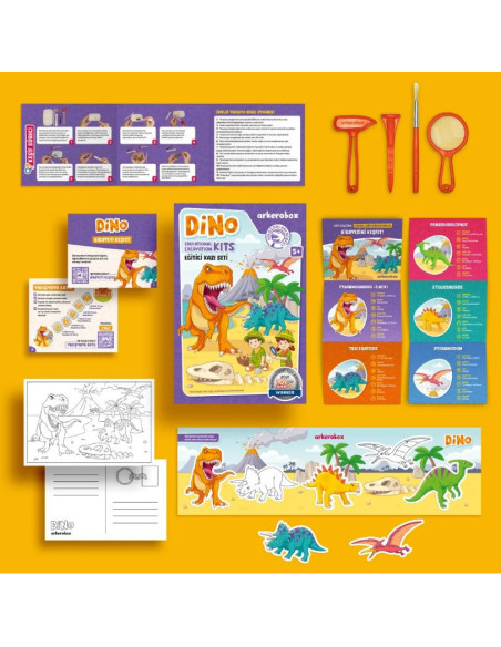 UP-ARK2162,Arkerobox - Set arheologic educational si puzzle 3D, Dino